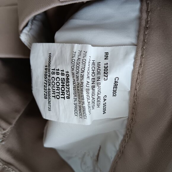 Lee® Womens Wrinkle Free Relaxed Pant , Sz 18 Short 925390 - Picture 7 of 7